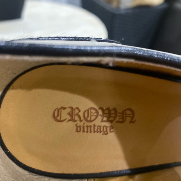 Crown Vintage Delight Two-Tone Wedge Heels - Picture 5 of 8